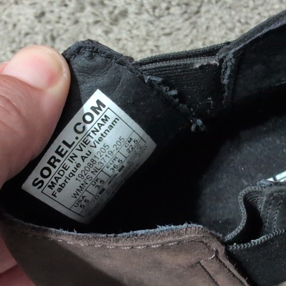 Sorel Women's Chelsea Boots/blackened brown/SIZE 5.5 excellent used condition - Picture 8 of 11